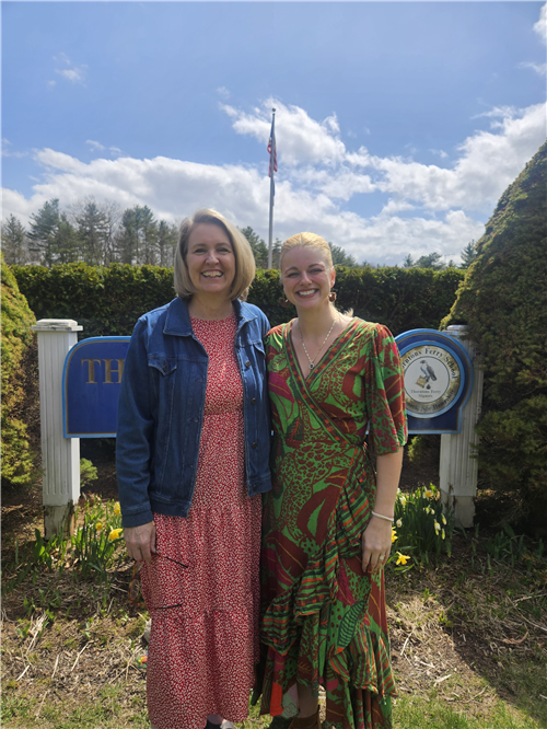 Principal Julie DeLuca and Asst. Principal Brooke Ross